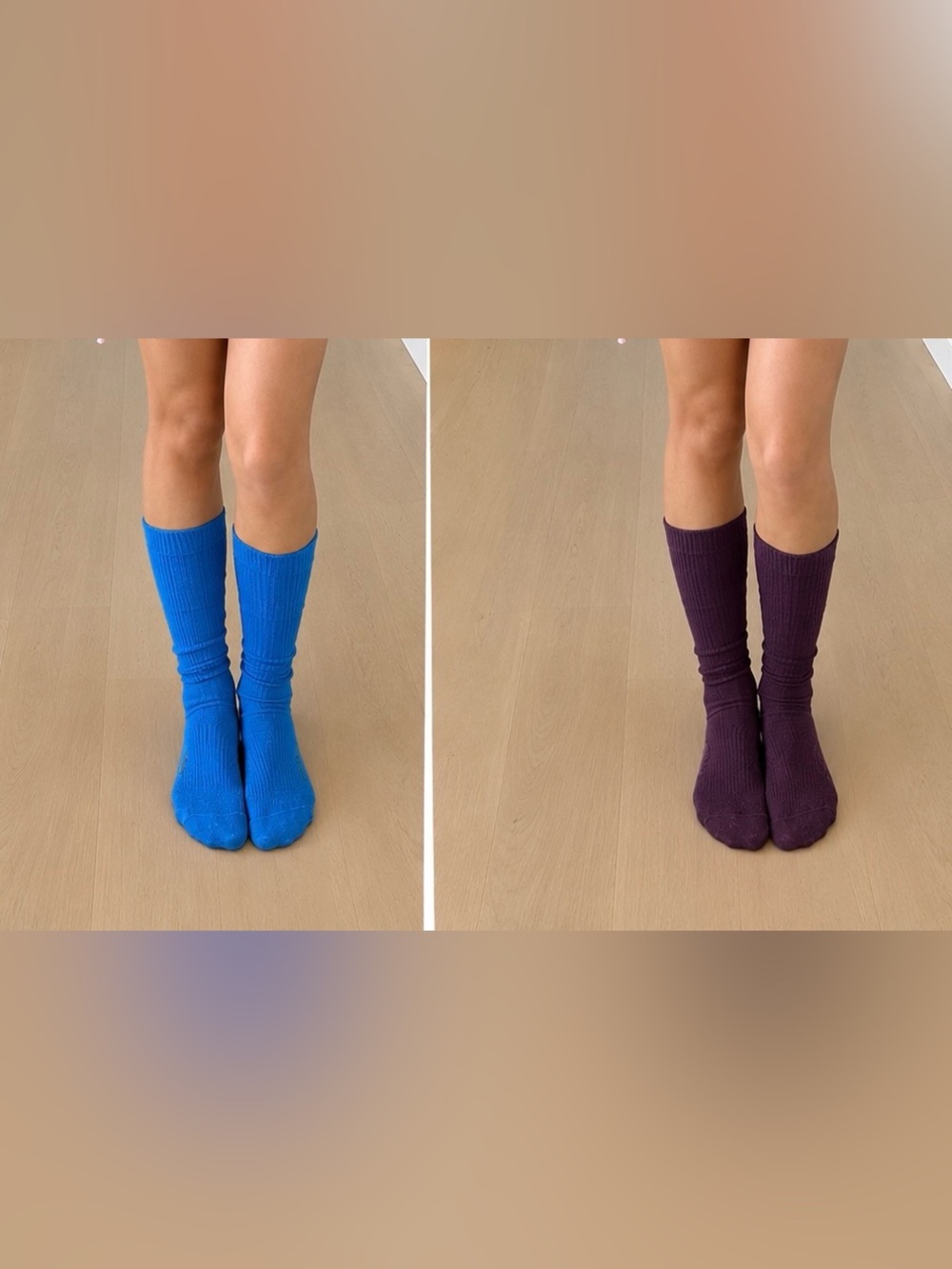 💙💜 HERMANI ITALIAN DUO SOCKS — XL 46–47 🇮🇹